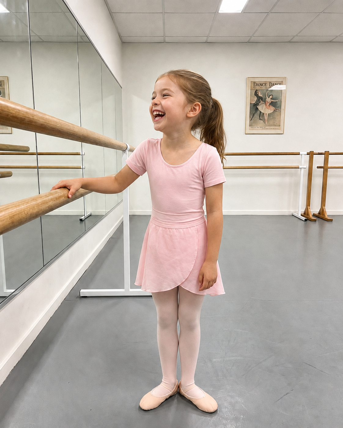 Hip-hop style dancer in a studio
